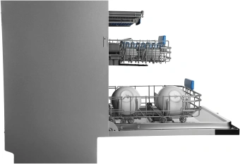 Посудомоечная машина встраив. Hyundai HBD 665 2100Вт полноразмерная нержавеющая сталь инвертор - купить недорого с доставкой в интернет-магазине