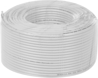 Кабель коаксиальный ITK CC1-R6F1-111-100-G RG-6 FTP 75Om PVC внутренний 100м белый - купить недорого с доставкой в интернет-магазине