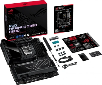 Материнская плата Asus ROG MAXIMUS Z890 HERO Soc-1851 Intel Z890 4xDDR5 ATX AC`97 8ch(7.1) 5Gigabit + 2.5Gigabit Ethernet RAID+HDMI - купить недорого с доставкой в интернет-магазине