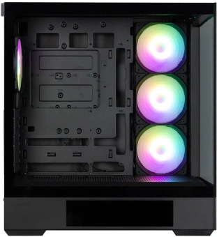 Корпус Zalman P40 DS черный без БП ATX 10x120mm 2x140mm 2xUSB3.0 audio bott PSU - купить недорого с доставкой в интернет-магазине