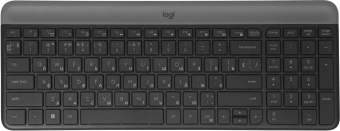 Клавиатура + мышь Logitech MK470 клав:графитовый/светло-серый мышь:графитовый USB беспроводная slim (920-009180) - купить недорого с доставкой в интернет-магазине