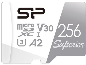 Флеш карта microSDXC 256GB Silicon Power SP256GBSTXDA2V20 Superior V30 A2 w/o adapter - купить недорого с доставкой в интернет-магазине