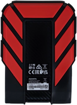 Жесткий диск A-Data USB 3.0 2TB AHD710P-2TU31-CRD HD710Pro DashDrive Durable 2.5" красный - купить недорого с доставкой в интернет-магазине