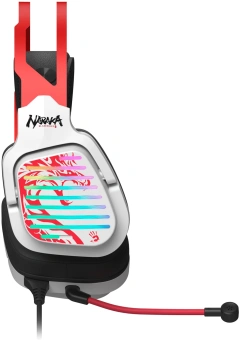 Наушники с микрофоном A4Tech Bloody G560 белый/красный 2м мониторные оголовье (G560 NARAKA) - купить недорого с доставкой в интернет-магазине