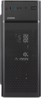 Корпус Digma DCC-MD301 черный без БП ATX 1x80mm 4x120mm 1xUSB2.0 1xUSB3.0 audio - купить недорого с доставкой в интернет-магазине