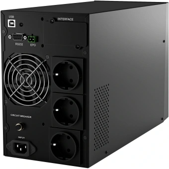 Источник бесперебойного питания Powercom Macan Plus MAC1000TEN 1000Вт 1000ВА черный - купить недорого с доставкой в интернет-магазине