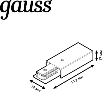 Адаптер питания Gauss TR114 белый - купить недорого с доставкой в интернет-магазине