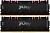 Память DDR4 2x8GB 4000MHz Kingston KF440C19RBAK2/16 Fury Renegade RGB RTL Gaming PC4-32000 CL19 DIMM 288-pin 1.35В kit single rank с радиатором Ret