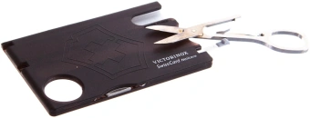 Швейцарская карта Victorinox Swiss Card Nailcare (0.7240.T3) черный полупрозрачный коробка подарочная - купить недорого с доставкой в интернет-магазине