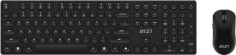 Клавиатура + мышь MSI Forge K210 Combo клав:черный мышь:черный USB беспроводная (S11-43RU213-Y92) - купить недорого с доставкой в интернет-магазине