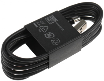 Кабель Samsung EP-DG930IBRGRU USB (m)-USB Type-C (m) 1.5м черный - купить недорого с доставкой в интернет-магазине