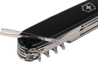 Нож перочинный Victorinox Huntsman (1.3713.3) 91мм 15функц. черный карт.коробка - купить недорого с доставкой в интернет-магазине