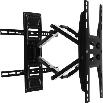 Кронштейн для телевизора Ultramounts UM908 черный 32"-75" макс.40кг настенный поворотно-выдвижной и наклонный - купить недорого с доставкой в интернет-магазине