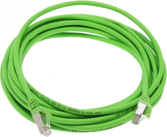 Патч-корд ITK PC02-C5EFL-5M FTP RJ-45 вил.-вилка RJ-45 кат.5E 5м зеленый LSZH (уп.:1шт) - купить недорого с доставкой в интернет-магазине