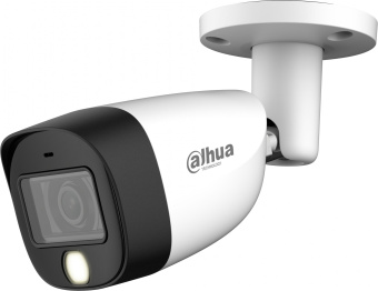 Камера видеонаблюдения аналоговая Dahua DH-HAC-HFW1500CMP-IL-A-0360B-S2 3.6-3.6мм HD-CVI HD-TVI цв. корп.:белый (DH-HAC-HFW1500CMP-IL-A-0360B) - купить недорого с доставкой в интернет-магазине
