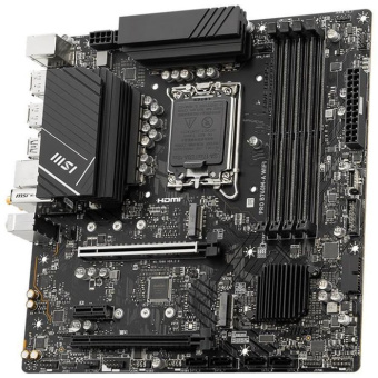 Материнская плата MSI PRO B760M-A WIFI Soc-1700 Intel B760 4xDDR5 mATX AC`97 8ch(7.1) 2.5Gg+HDMI+DP - купить недорого с доставкой в интернет-магазине