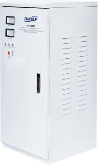 Стабилизатор напряжения Rucelf SDV-30000 30кВА однофазный белый - купить недорого с доставкой в интернет-магазине