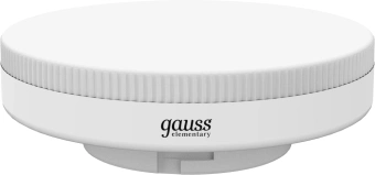 Лампа светодиодная Gauss Elementary 10Вт цок.:GX53 (упак.:5шт) (84820V) - купить недорого с доставкой в интернет-магазине