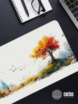Коврик для мыши Cactus Forest watercolor 900x400x3мм (CS-MP-PRO16XXL) - купить недорого с доставкой в интернет-магазине