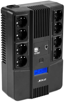 Источник бесперебойного питания Бастион SKAT-UPS 800-AID-IN-1x9-8 480Вт 800ВА черный - купить недорого с доставкой в интернет-магазине