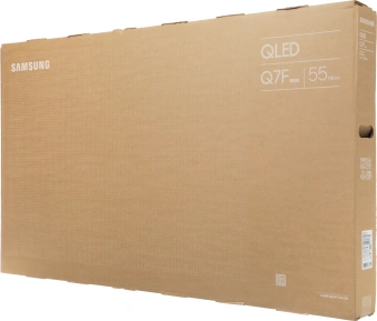 Телевизор QLED Samsung 55" QE55Q7FAAUXRU Q черный 4K Ultra HD 60Hz DVB-T2 DVB-C DVB-S2 USB WiFi Smart TV - купить недорого с доставкой в интернет-магазине