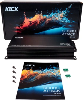 Усилитель автомобильный Kicx SA 4.90 четырехканальный - купить недорого с доставкой в интернет-магазине