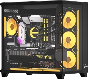 Корпус Formula Crystal Z9 FLOE черный без БП ATX 2xUSB3.0 audio bott PSU - купить недорого с доставкой в интернет-магазине