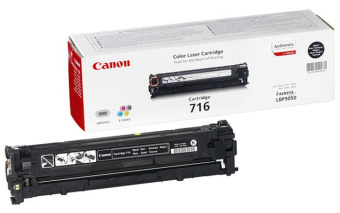 Картридж лазерный Canon 716BK 1980B002 черный (2300стр.) для Canon LBP-5050/5050N - купить недорого с доставкой в интернет-магазине