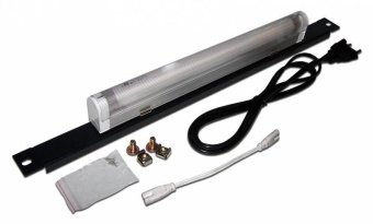 Лампа Lanmaster подсветки в настенный шкаф 19" 8W белый цвет шнур (TWT-CBW-LAMP) (упак.:1шт) 2м - купить недорого с доставкой в интернет-магазине