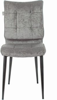 Стул для дома Бюрократ CH-K10 серый Light 19 металл черный на ножках (CH-K10_1/LT19) - купить недорого с доставкой в интернет-магазине