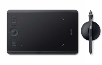 Графический планшет Wacom Intuos Pro PTH-460 Bluetooth/USB черный - купить недорого с доставкой в интернет-магазине