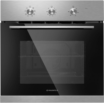 Духовой шкаф Электрический Maunfeld MEOC708PS серебристый - купить недорого с доставкой в интернет-магазине