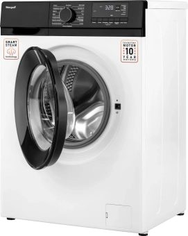 Стиральная машина Weissgauff WM 45127 DC Inverter Steam класс: A+++ загр.фронтальная макс.:7кг белый инвертор - купить недорого с доставкой в интернет-магазине