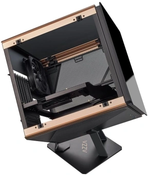 Корпус Azza Regis черный без БП ATX 5x120mm 4x140mm 2xUSB3.0 audio bott PSU - купить недорого с доставкой в интернет-магазине