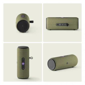 Умная колонка Yandex Стрит Алиса зеленый 30W 2.0 BT/Wi-Fi 10м 3300mAh (YNDX-00030GRN) - купить недорого с доставкой в интернет-магазине