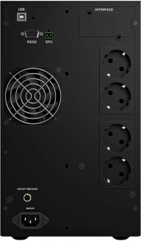 Источник бесперебойного питания Powercom Macan Plus MAC1500TEN 1500Вт 1500ВА черный - купить недорого с доставкой в интернет-магазине