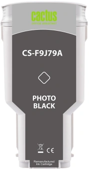 Картридж струйный Cactus CS-F9J79A 727 XXL фото черный (300мл) для HP DJ T920/T930/T1500/T1530/T2500/T2530 с чипом - купить недорого с доставкой в интернет-магазине
