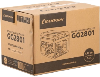 Генератор Champion GG2801 3кВт - купить недорого с доставкой в интернет-магазине