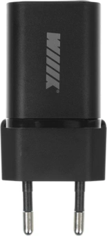Сетевое зар./устр. Wiiix UNNK-4-2-24QCPD-FAST 15W 2.4A (PD+QC) USB-A универсальное черный - купить недорого с доставкой в интернет-магазине