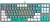 Клавиатура A4Tech S87 Energy механическая серый USB for gamer LED (S87 USB ENERGY ASH) кабель 1.8м