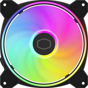Вентилятор для корпуса Cooler Master MasterFan MF140 Halo2 ARGB 140х140x25 черный 4-pin 27дБ (MFL-B4DN-16NP2-R2) Ret - купить недорого с доставкой в интернет-магазине