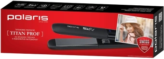 Щипцы Polaris PHSS 2097Ti Titan Prof черный покрытие:титановое (PHSS 2097TI) - купить недорого с доставкой в интернет-магазине