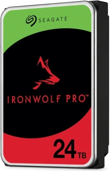 Жесткий диск Seagate SATA-III 24TB ST24000NT002 NAS Ironwolf Pro 512E (7200rpm) 512Mb 3.5" Rtl - купить недорого с доставкой в интернет-магазине