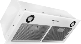 Вытяжка встраиваемая Lex GS Bloc P 900 WH белый управление: кнопочное (1 мотор) - купить недорого с доставкой в интернет-магазине