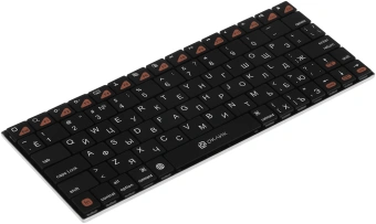 Клавиатура Оклик 840S черный USB беспроводная BT slim (754787) - купить недорого с доставкой в интернет-магазине