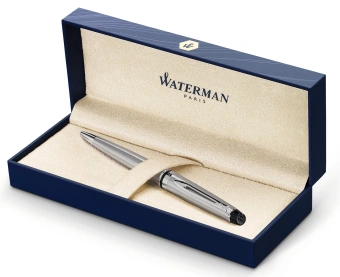Ручка шариков. Waterman Expert 3 (S0952100) Stainless Steel CT M син. черн. подар.кор. сменный стержень 1стерж. кругл. 1цв. - купить недорого с доставкой в интернет-магазине