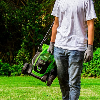 Газонокосилка роторная Greenworks GD24LM33 (2516107) - купить недорого с доставкой в интернет-магазине