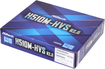 Материнская плата Asrock H510M-HVS R2.0 Soc-1200 Intel H510 2xDDR4 mATX AC`97 8ch(7.1) GbLAN+VGA+HDMI - купить недорого с доставкой в интернет-магазине