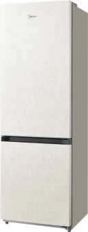 Холодильник Midea MDRB457FGF33ID 2-хкамерн. бежевый мрамор инвертер - купить недорого с доставкой в интернет-магазине