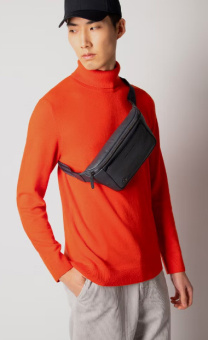 Сумка на пояс Piquadro Black Square CA2174B3/BLU4 синий натур.кожа - купить недорого с доставкой в интернет-магазине